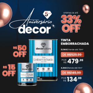 Tinta Emborrachada Impermeável Aqua Shield - Decor Colors