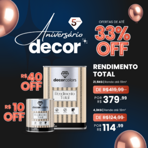 Tinta Premium Rendimento Total - Decor Colors