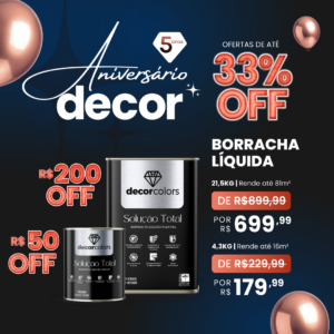 Tinta Borracha Liquida Solução Total - Decor Colors